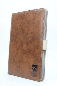 15-18 Чехол кожаный iPad 5 (коричневый)