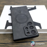 38406 Samsung S25 Ultra защитная крышка-чехол, MagSafe под замшу