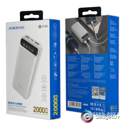38529 Портативный аккумулятор 20000 mAh Borofon BJ14A