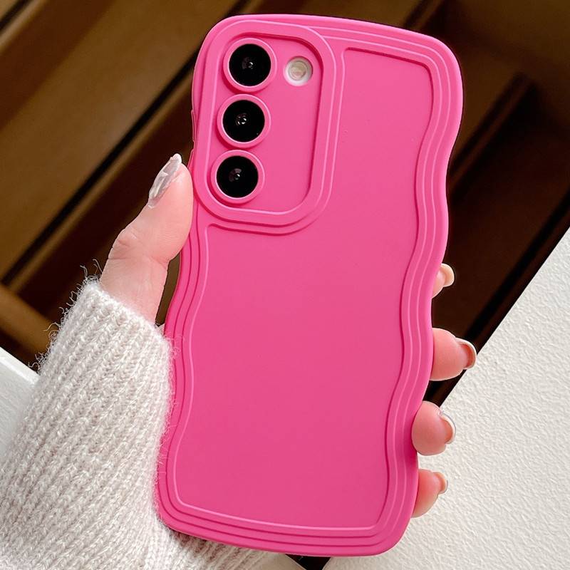 23283 Samsung A34 защитная крышка-чехол, волнистая