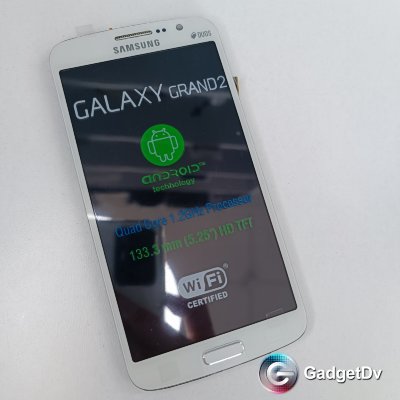 Экран Galaxy Grand 2 SM-G7102 с рамкой (белый, оригинал) Экран Galaxy Grand 2 SM-G7102 (белый)