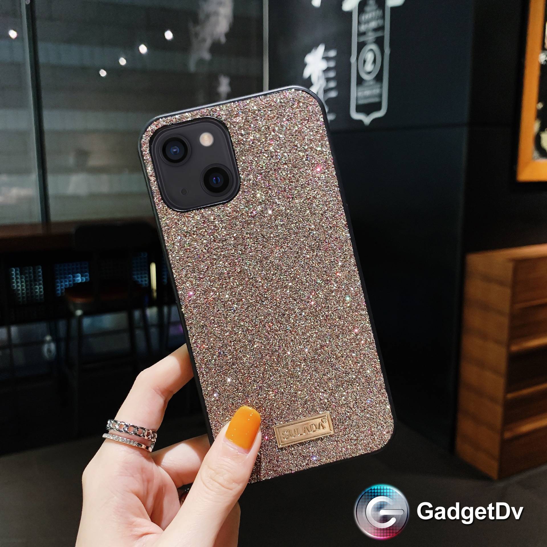 36013 iPhone 16Pro защитная крышка-чехол, Sulada блестки