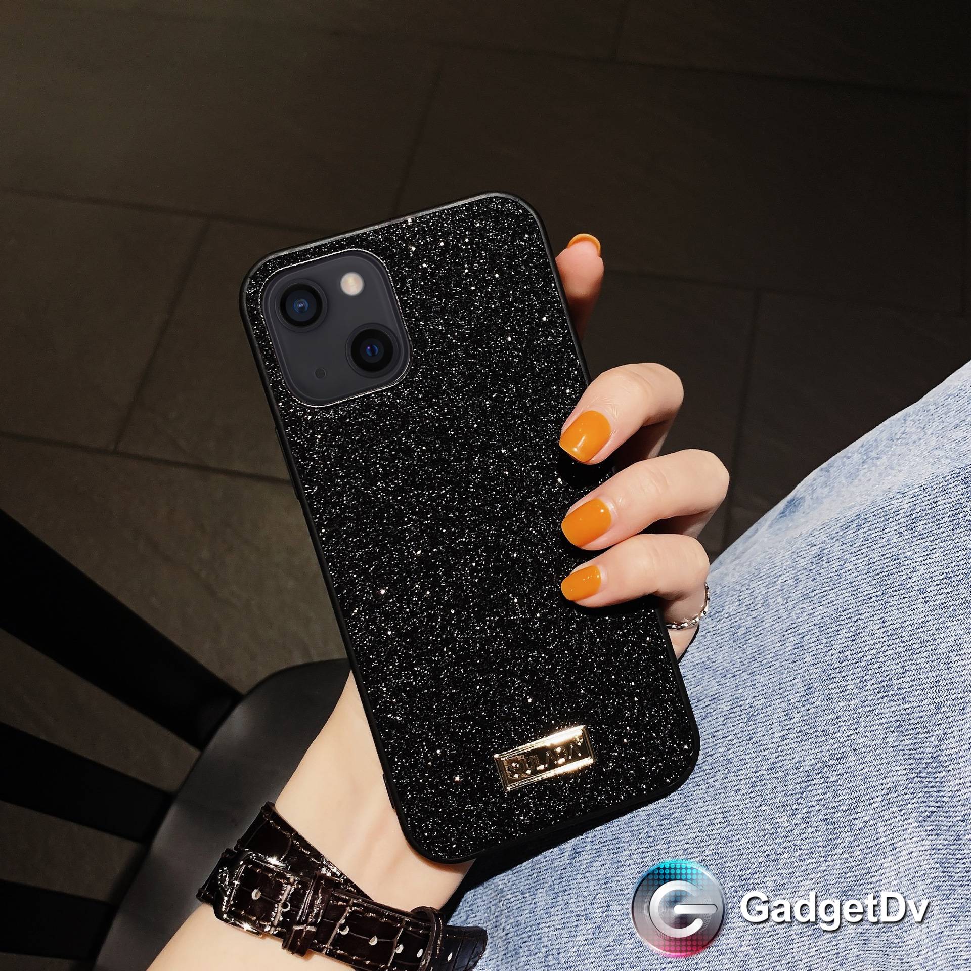 36013 iPhone 16Pro защитная крышка-чехол, Sulada блестки