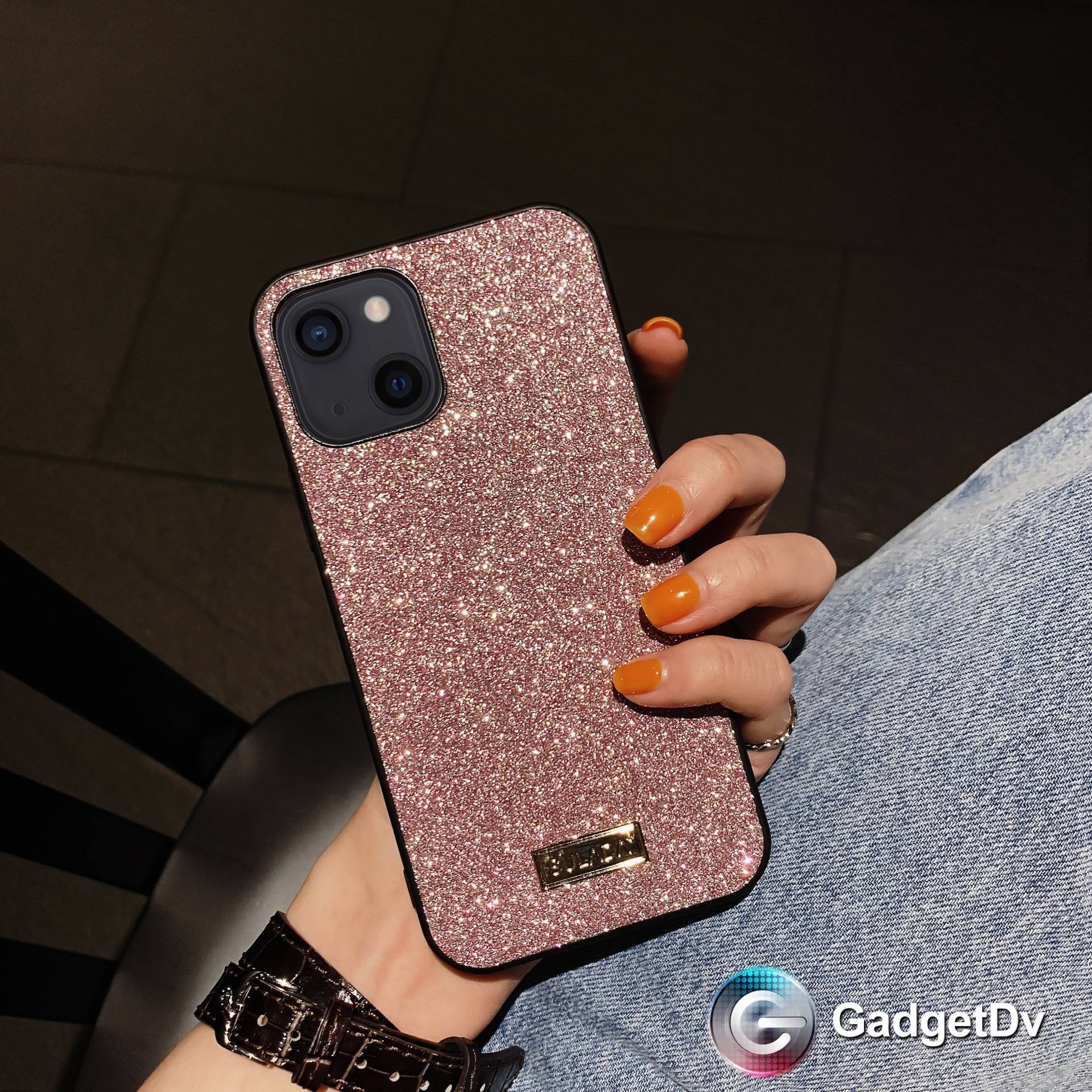 36013 iPhone 16Pro защитная крышка-чехол, Sulada блестки