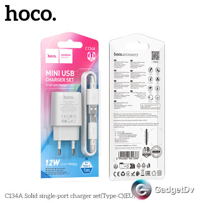 38317 СЗУ USB 12W Hoco C134A