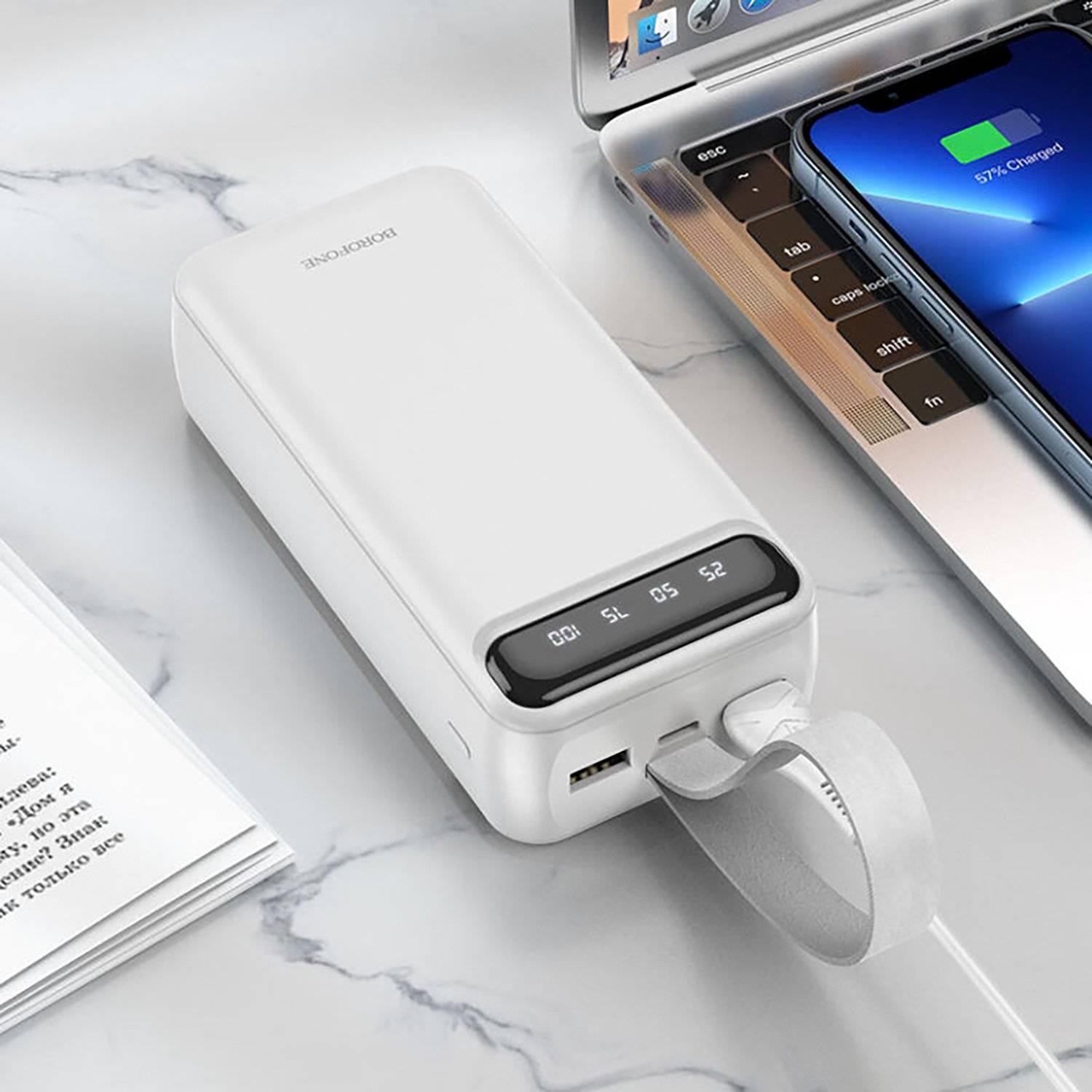 38528 Портативный аккумулятор 30000 mAh Borofon BJ14B