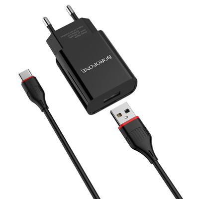 39166 СЗУ USB 2.1A Borofon BA20A