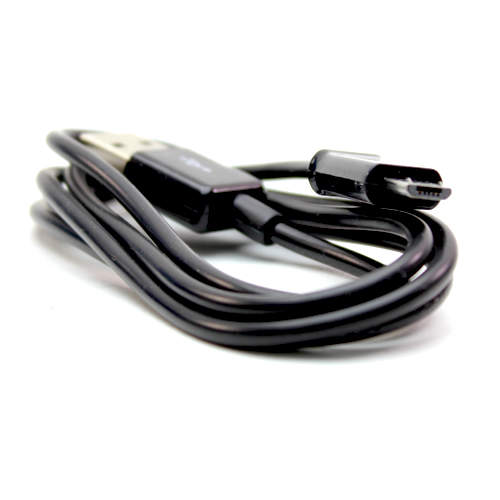 7706 Кабель micro USB 900mm (черный)