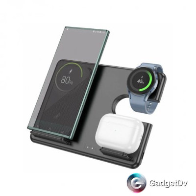26723 Беспроводное зарядное устройство 3 в 1, Android, Hoco CQ2