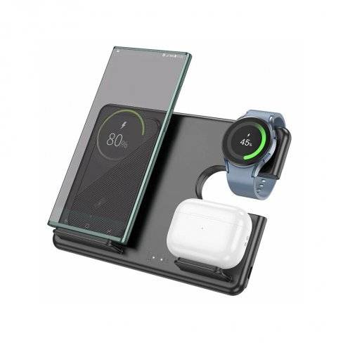 26723 Беспроводное зарядное устройство 3 в 1, Android, Hoco CQ2
