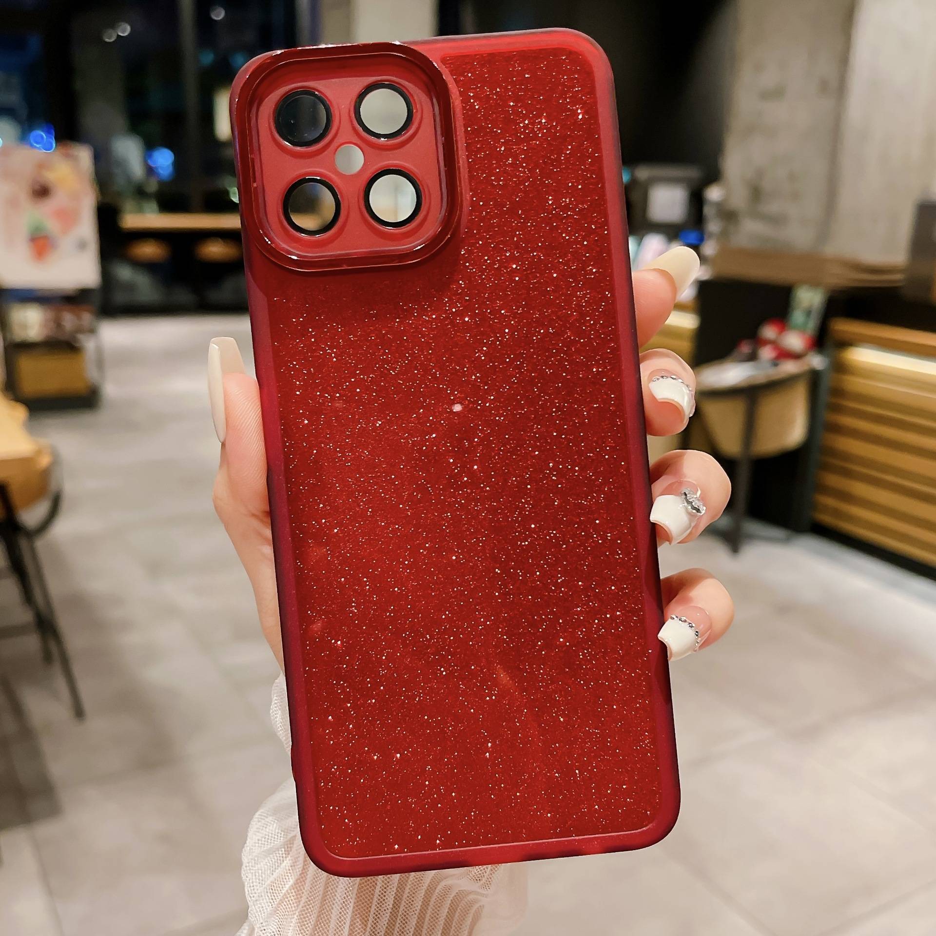 27030 Infinix Note 30Pro (4G) защитная крышка-чехол, блестки