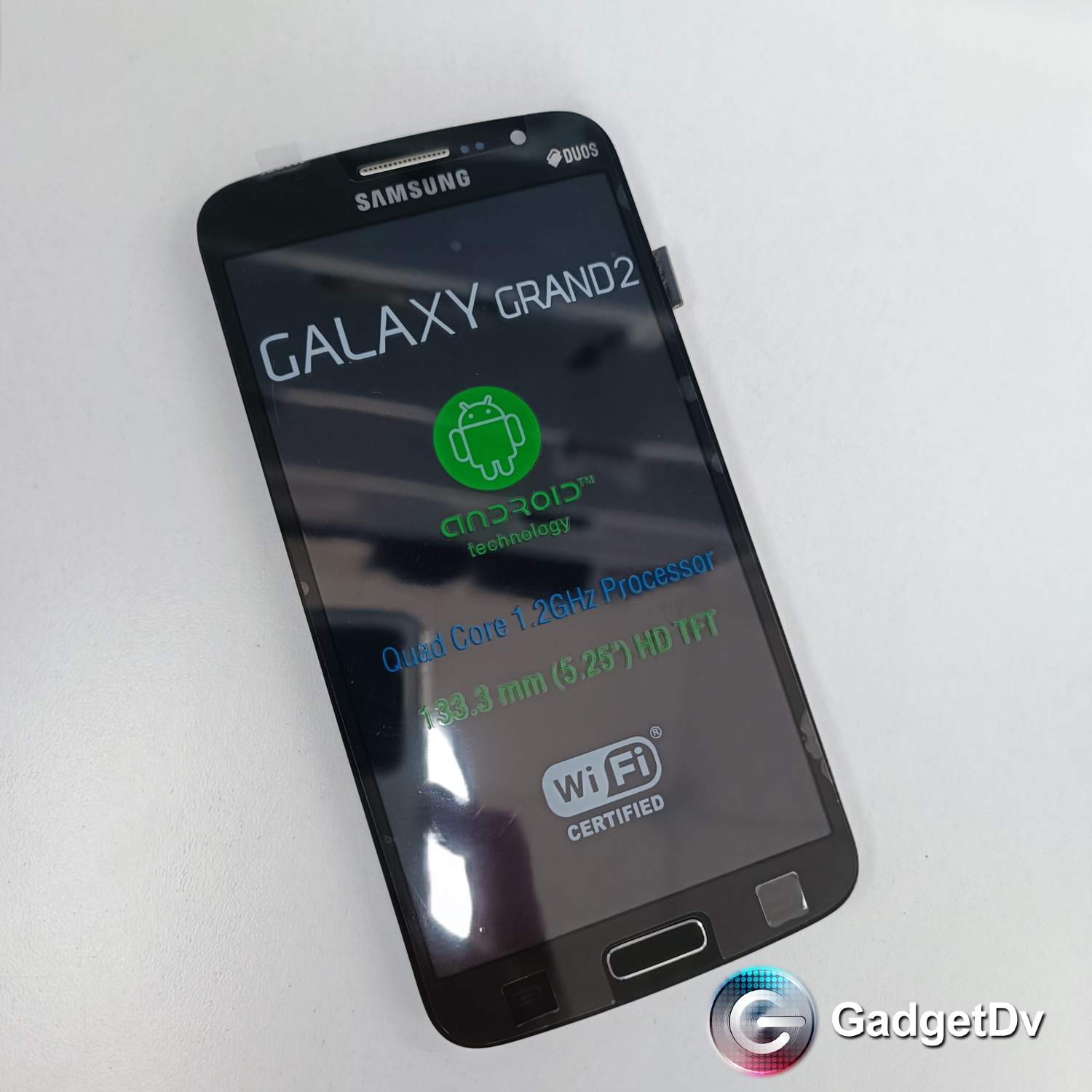 Экран Galaxy Grand 2 SM-G7102 с рамкой (черный,оригинал)