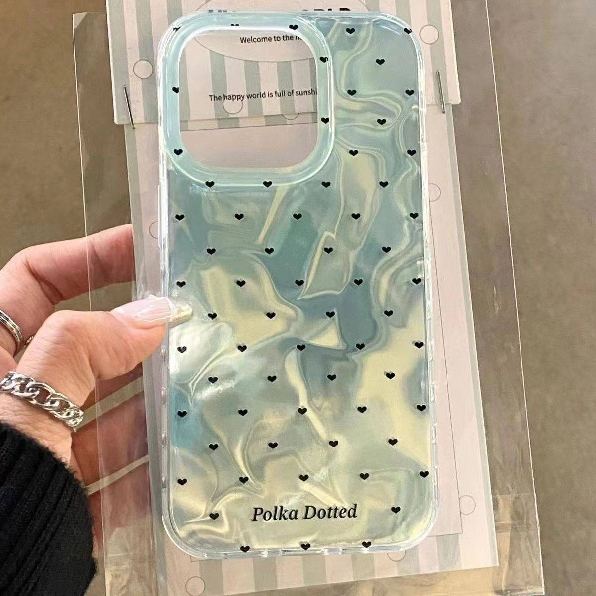 38838 iPhone 15 Защитная крышка-чехол пластик с рисунком