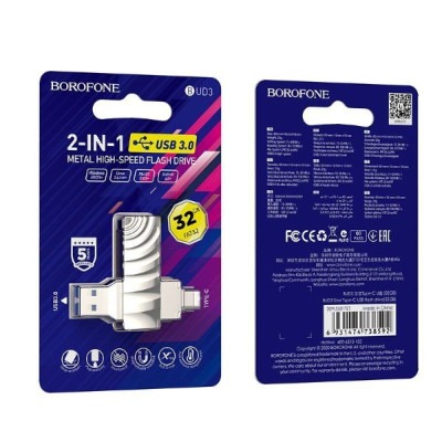 39167 USB-Флэш-накопительnType-C Borofon (BUD3) 32Gb