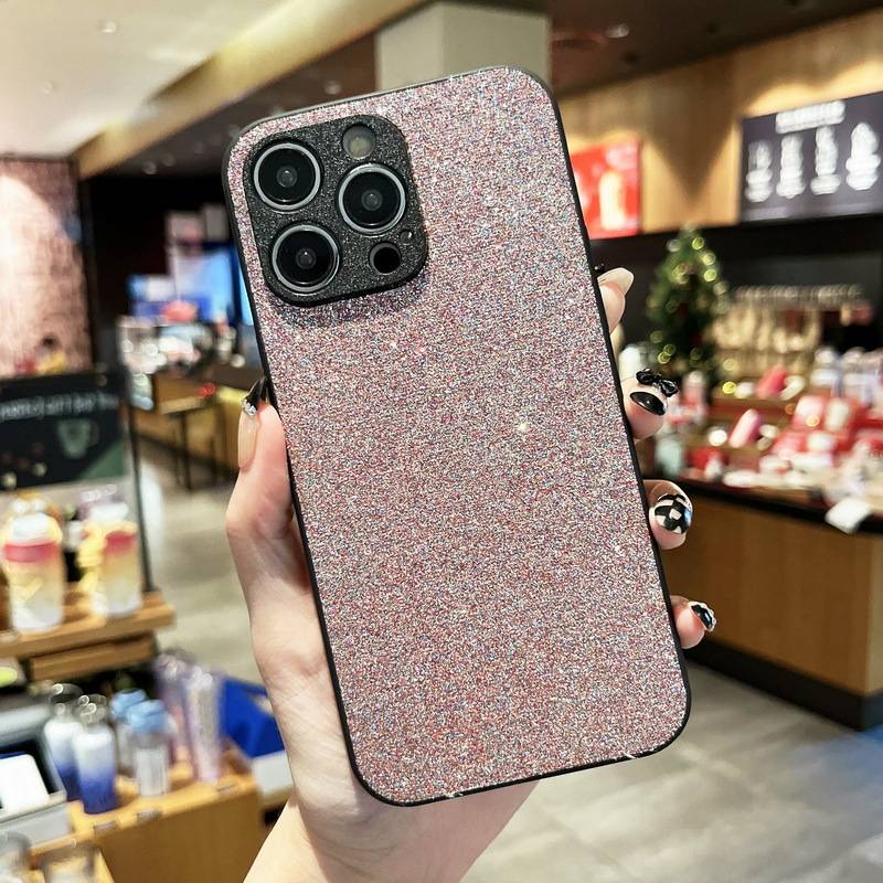 22086 iPhone 12Pro защитная крышка-чехол, блестки