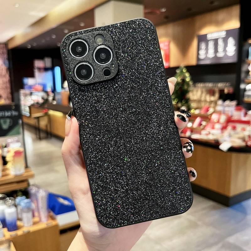 22086 iPhone 12Pro защитная крышка-чехол, блестки