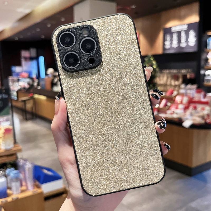 22086 iPhone 12Pro защитная крышка-чехол, блестки