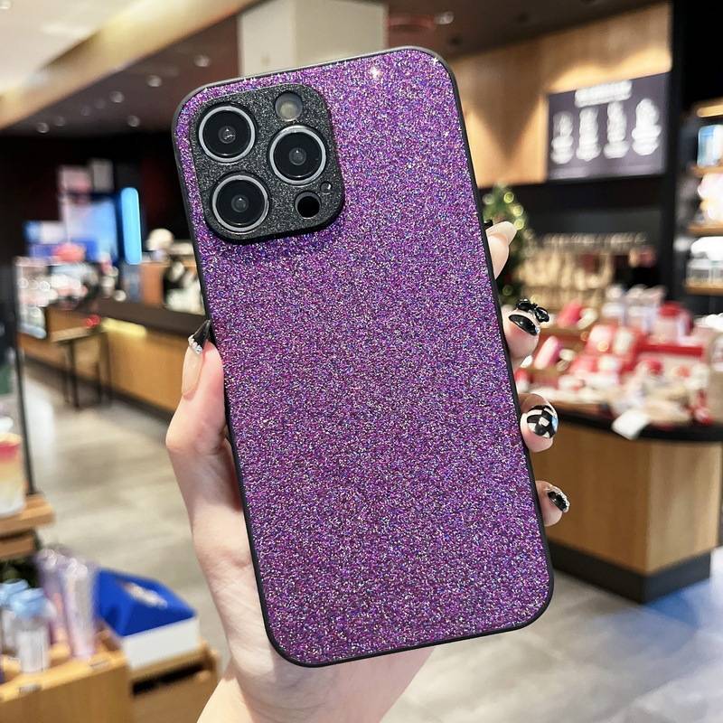 22086 iPhone 12Pro защитная крышка-чехол, блестки