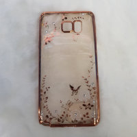 7062 Galaxy Note5 Защитная крышка силиконовая (розовый)