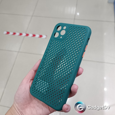 20815  iPhone13 ProMax защитная крышка-чехол, перфорированный силикон