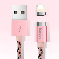 9035 Кабель USB iPhone5 1m Baseus (розовое золото)