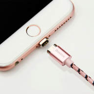 9035 Кабель USB iPhone5 1m Baseus (розовое золото)