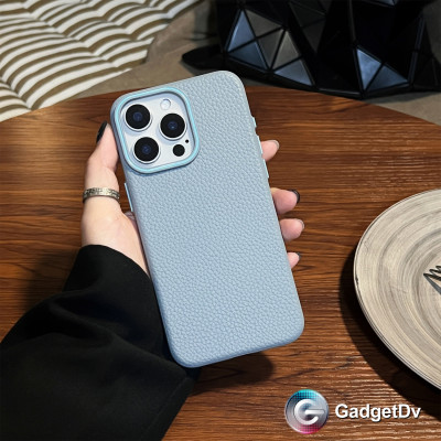 32083  iPhone 15 защитная крышка-чехол, кож.