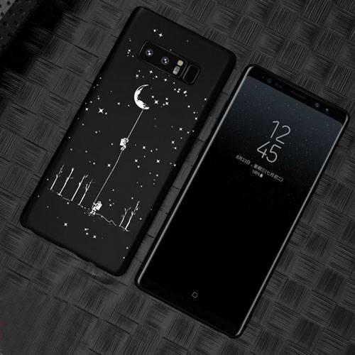 5058 Galaxy Note 8 Защитная крышка силиконовая (луна)
