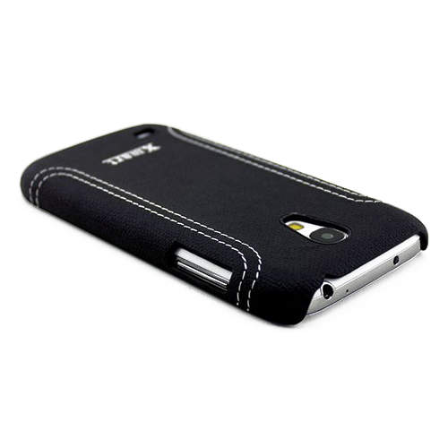 7251 Galaxy S4 mini Защитная крышка кожаная (черный)