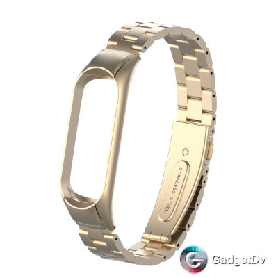 Браслет Xiaomi Mi Band 3/4, метал. (60692)