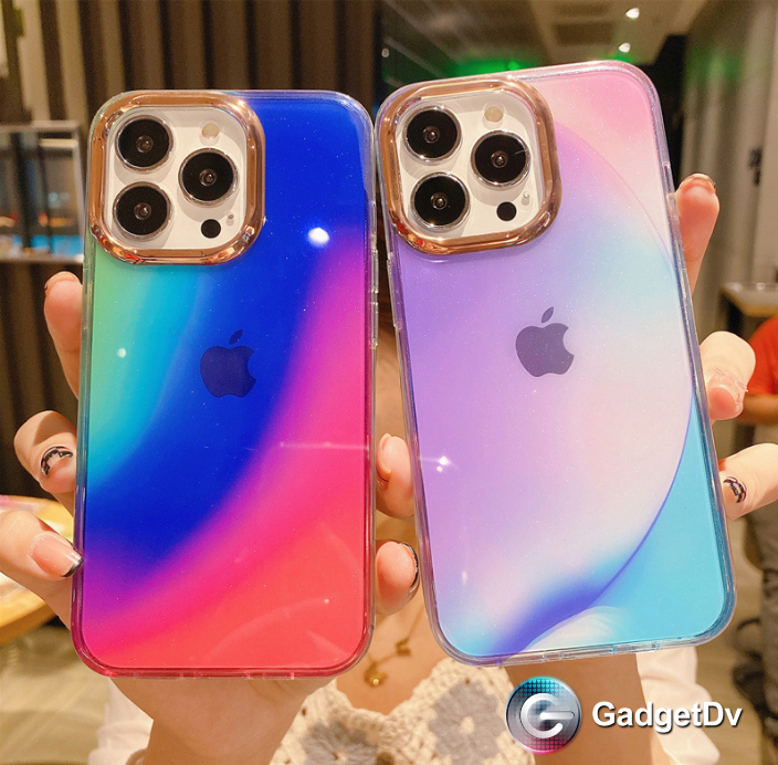20307 iPhone13 Pro защитная крышка-чехол пластик с разводами