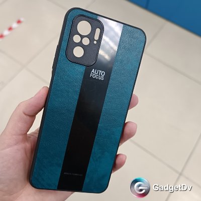 20816 Xiaomi Redmi Note 10 защитная крышка-чехол, тонкая с полосой