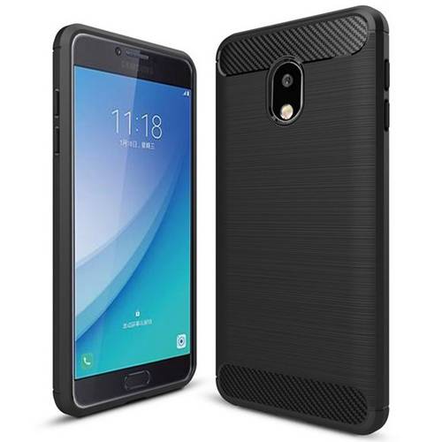 4258 Galaxy J5 (2017) Защитная крышка силиконовая (черный)