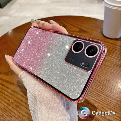 38119 Xiaomi Redmi Note 13Pro+ защитная крышка-чехол, блестки