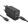 38524 СЗУ USB + кабель Type-C to Type-C, Hoco N63