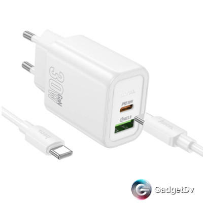 38524 СЗУ USB + кабель Type-C to Type-C, Hoco N63