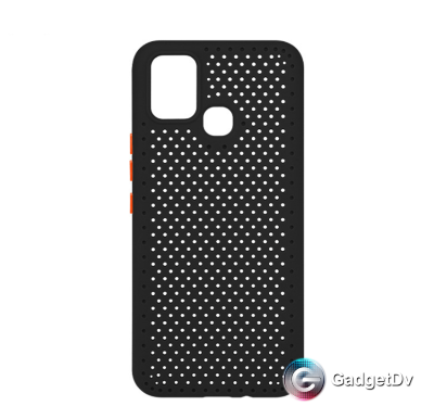60790 Xiaomi Redmi 9 защитная крышка-чехол, сиилкон перфорированный