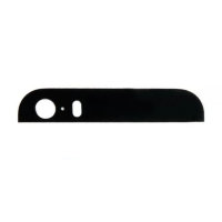 Стеклянная вставка в корпус верх iPhone 5 (черный)