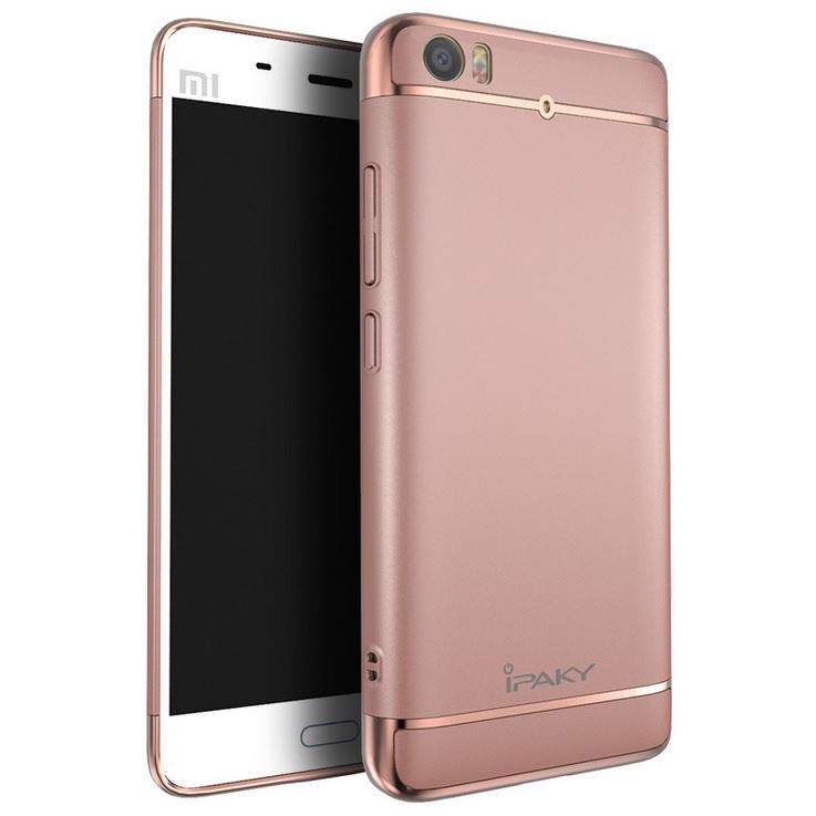 2883 Защитная крышка Xiaomi Mi5 пластиковая (розовое золото)