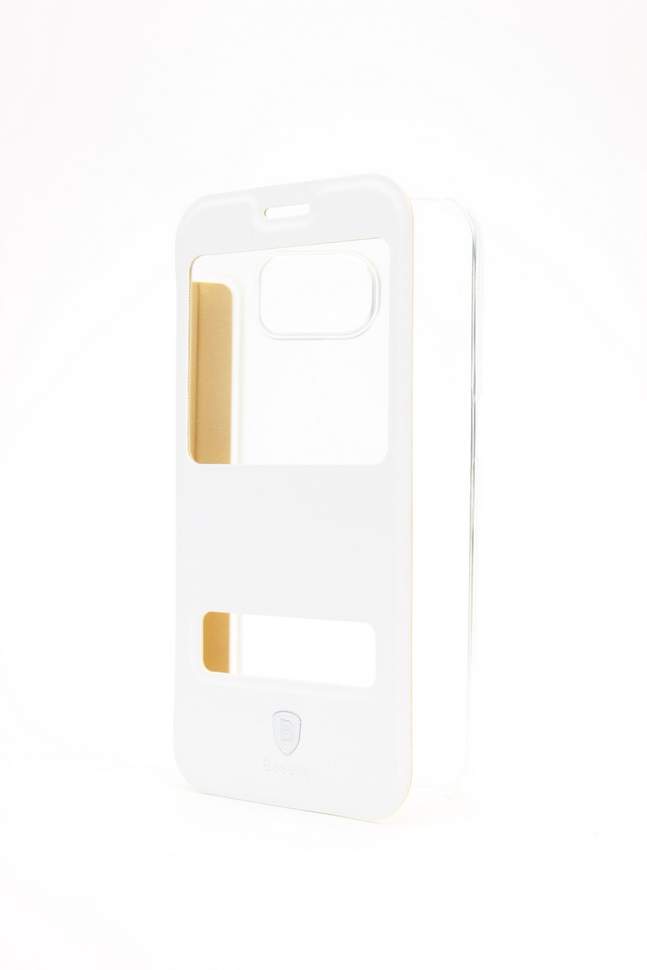 14-186 Galaxy S6 Чехол-книжка (белый)