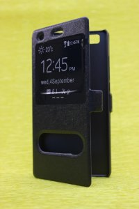 4-35 Huawei P8 Lite Чехол-книжка (черный)