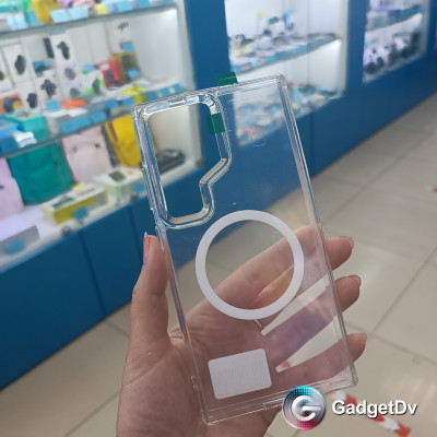 38023 Samsung S24Ultra, защитная крышка-чехол, с MagSafe пластик