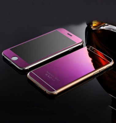 5-155 Защитное стекло комплект металический iPhone 6 (фиолетовый) 5-155 Защитное стекло комплект металический iPhone 6 (фиолетовый)