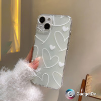 38221 iPhone 16 защитная крышка-чехол прозрачный с рисунком