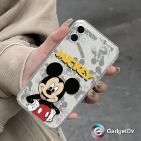 38221 iPhone 16 защитная крышка-чехол прозрачный с рисунком