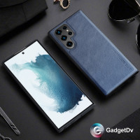 29098 Samsung S24 Ultra защитная крышка-чехол, X-level кожа