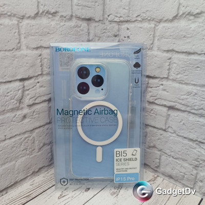 35023 Защитная крышка iPhone 15ProBorofon Magnetic 
