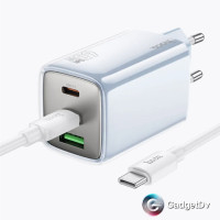 37027 СЗУ USB 2 Type-C+кабель Type-C/Tyype-C Hoco N49