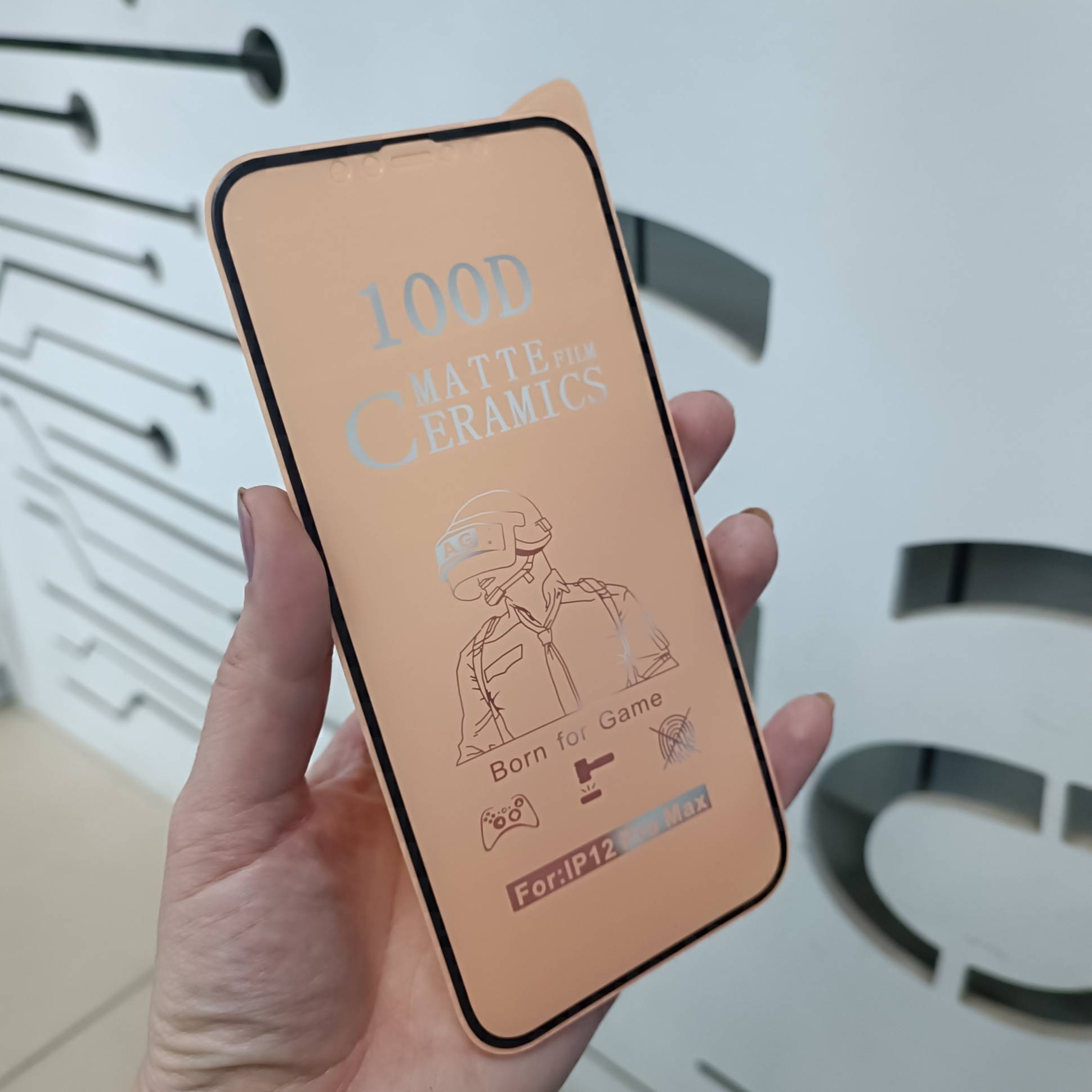 80003 Пленка керамическая iPhone 12Pro Max матовая