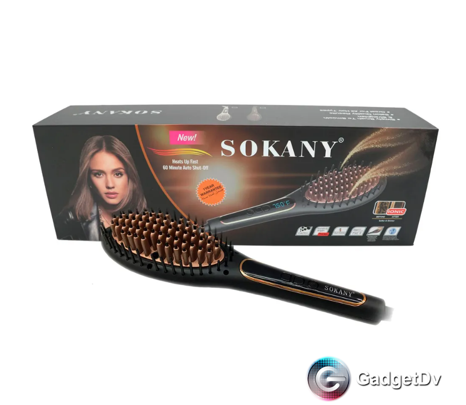 21092 Расческа-выпрямитель для волос Sokany BR-1030I